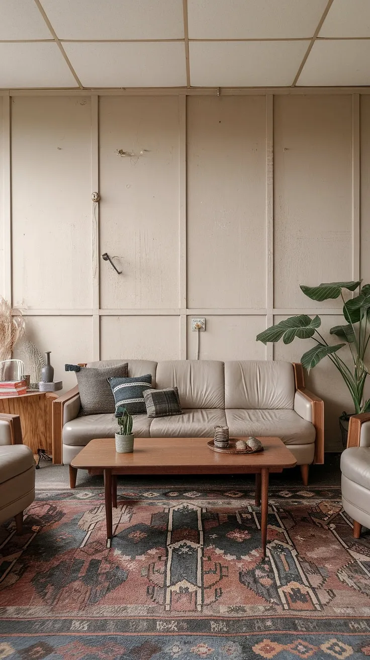 This 90s living room captures the essence of 90s home decor perfectly.  The 90s furniture, the muted tones, the overall 80s house decor vibe – it's a beautiful example of how 70 house interior elements could subtly influence later decades.  A comforting and familiar space, full of character.