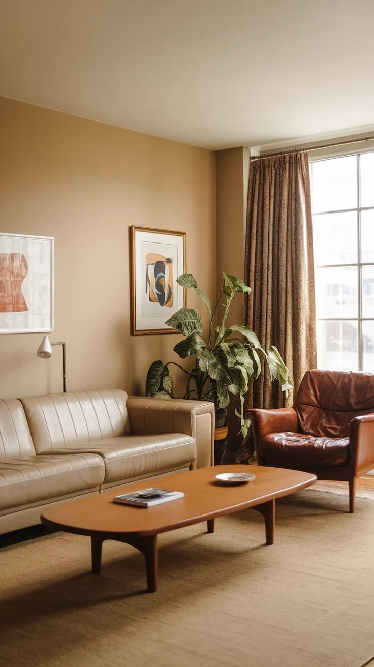This 70s-style living room is a testament to enduring design.  The seventies home decor shines through in the warm color palette and relaxed layout, while elements of 80s home aesthetic and 90 home decor create a unique blend.  The 90s furniture living rooms influence is subtle yet impactful, resulting in a space that feels both nostalgic and contemporary.