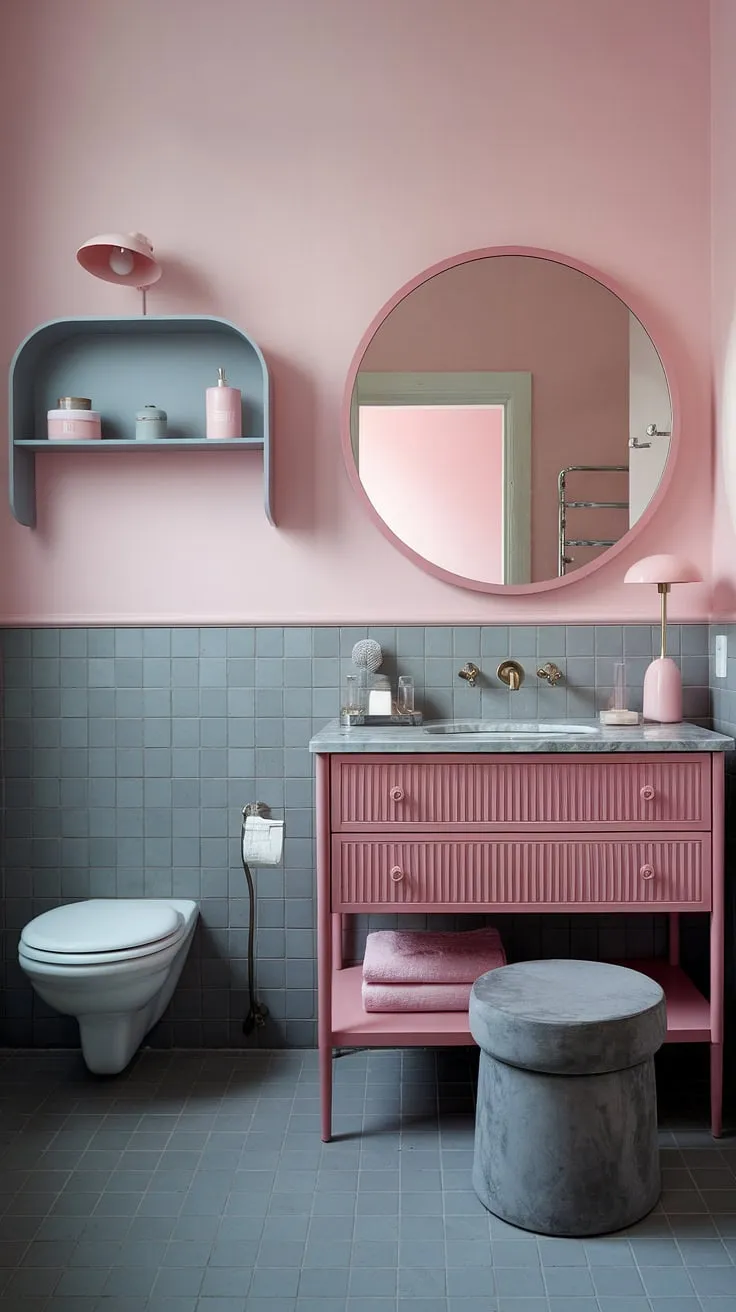 This accessory bathroom boasts spa-inspired bathroom decor, proving that even small spaces can be havens of relaxation. Consider this a masterclass in girly gift ideas and stylish bathroom apartment ideas.