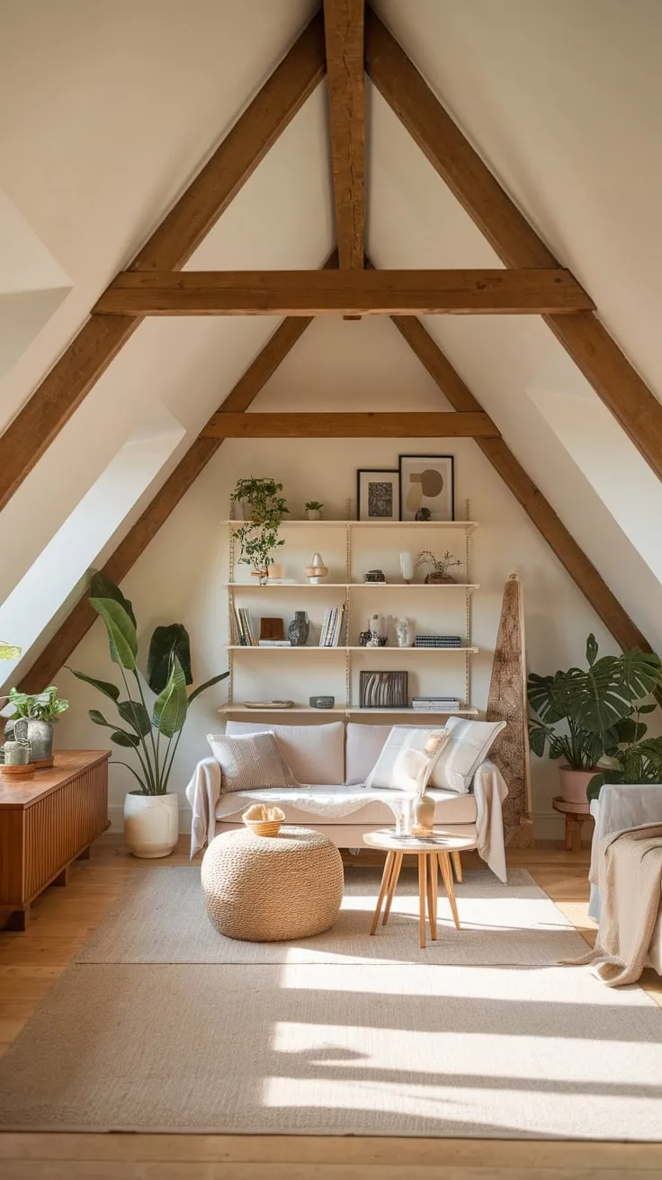 Sunlight streams through the dormer windows of this exquisitely designed attic apartment, wrapping you in a blanket of warmth and sparking a sense of wonder – the ideal sanctuary to unwind and unleash your inner muse.