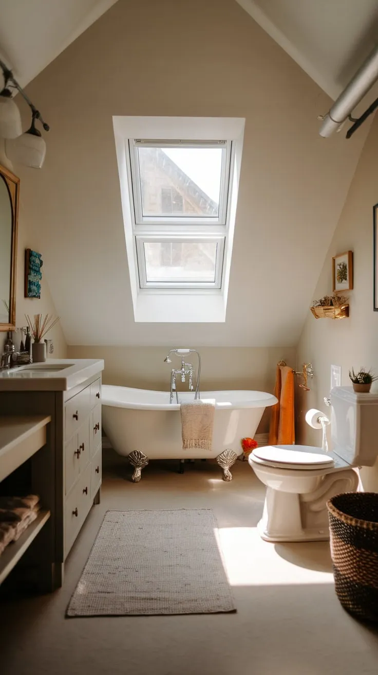 Imagine stepping into your attic bathroom, a haven where beautifully designed details meet ultimate comfort, transforming it into the perfect escape for relaxation and rejuvenation.
