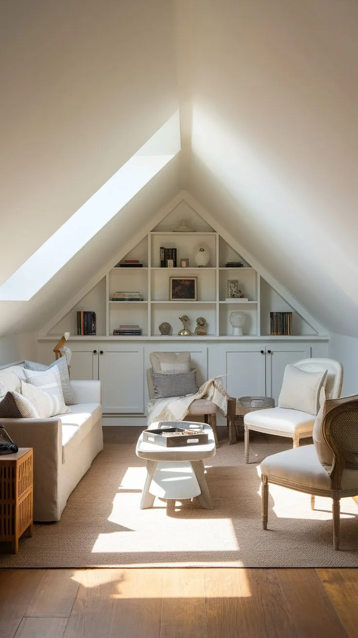 Sunlight streams through the attic window, illuminating the plush cushions and meticulously arranged board games, beckoning you to lose yourself in hours of laughter and friendly competition, a haven crafted for unforgettable afternoons with cherished companions.