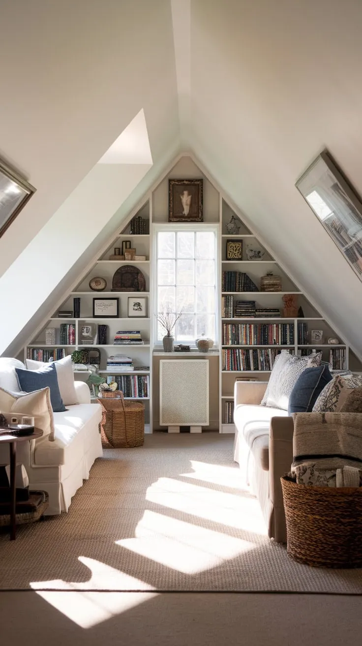 Ascend the stairs, and you'll discover a haven crafted just for you: a man cave nestled in the attic, where tasteful decor and inviting furnishings conspire to create a sanctuary ripe for both unwinding and igniting your passions.