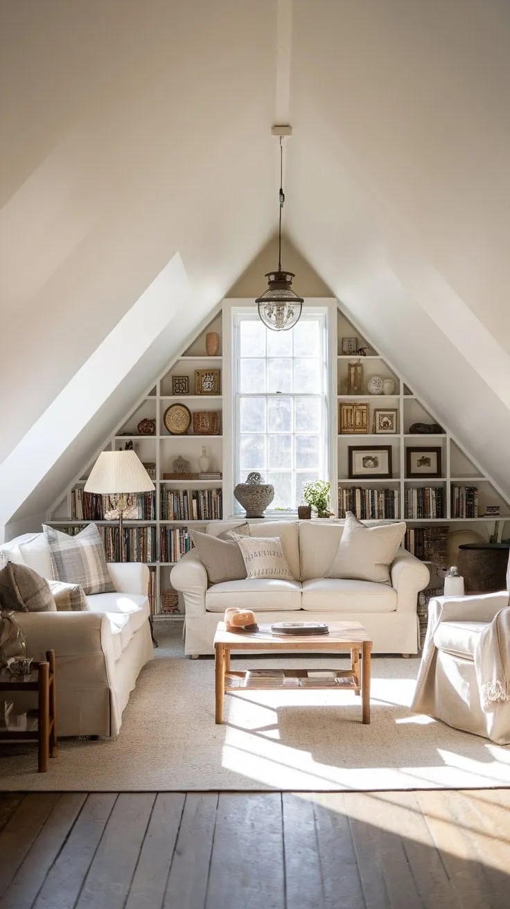 Step into your exquisitely designed attic man cave, where comfort and style dance in perfect harmony, crafting an irresistible sanctuary for unwinding and pursuing your passions.
