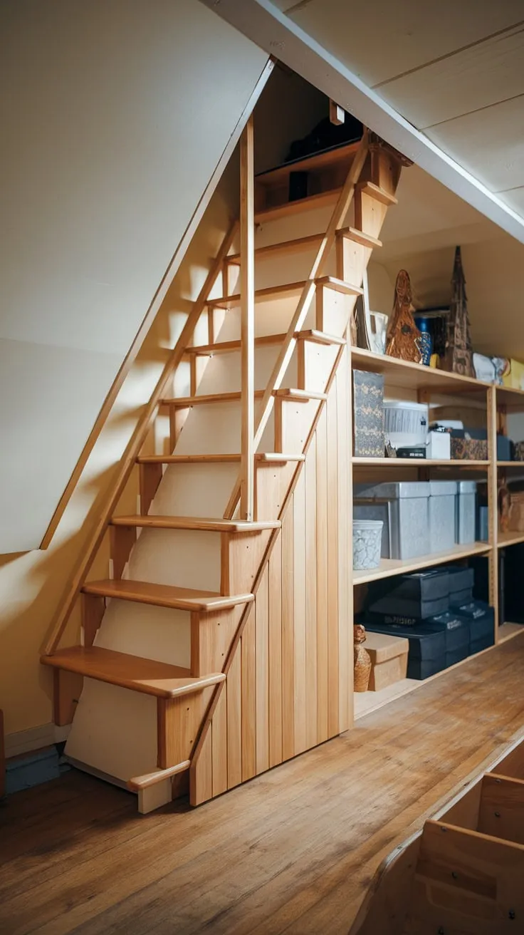 Discover the hidden charm of your home with these space-saving wooden attic stairs.  Their elegant design seamlessly blends functionality with aesthetics, offering a safe and convenient access point to your attic storage.  From attic stair installation to choosing the perfect attic stair kits, finding the right attic stair solutions ensures both practicality and peace of mind.  Consider the sturdy construction of these folding attic stairs, or explore other options like aluminum attic stairs for a lighter touch.  Whether you need retractable attic stairs or a more traditional attic ladder, the right attic access stairs enhance your home's functionality and value.  The careful attic stair design and superior attic stair safety features make this a worthwhile investment.