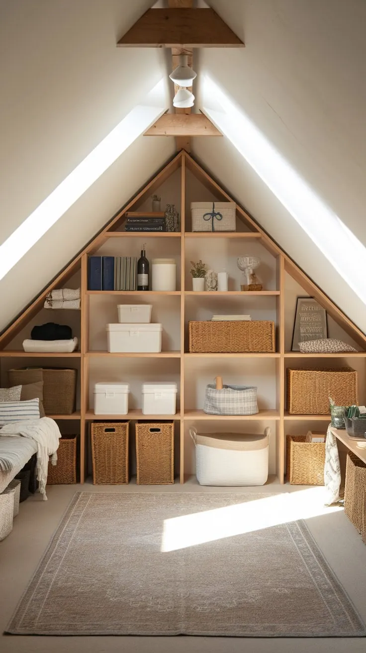 Imagine ascending to your attic, no longer a dusty afterthought, but a meticulously arranged sanctuary. Here, utility meets undeniable warmth, a testament to how thoughtful design can elevate even the most pragmatic spaces into welcoming retreats you'll actually *want* to visit.