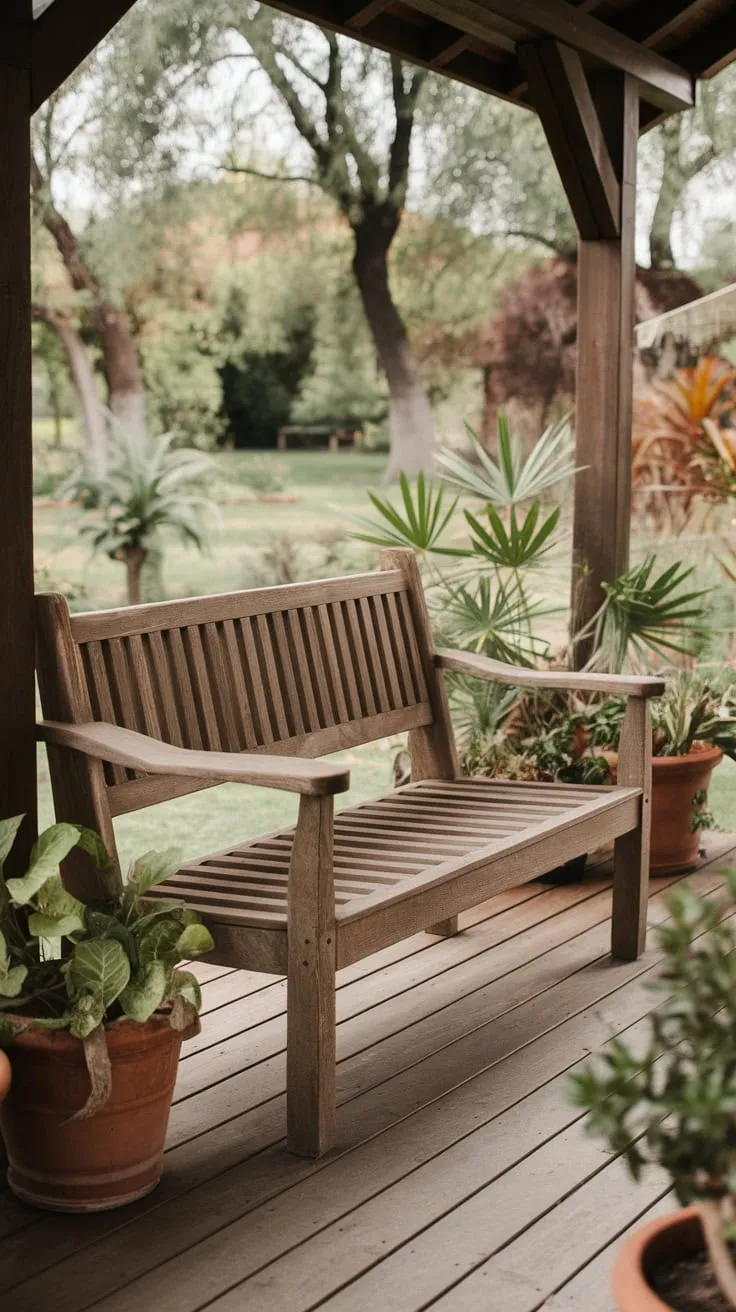 Cozy Outdoor Retreat with Greenery and Charm