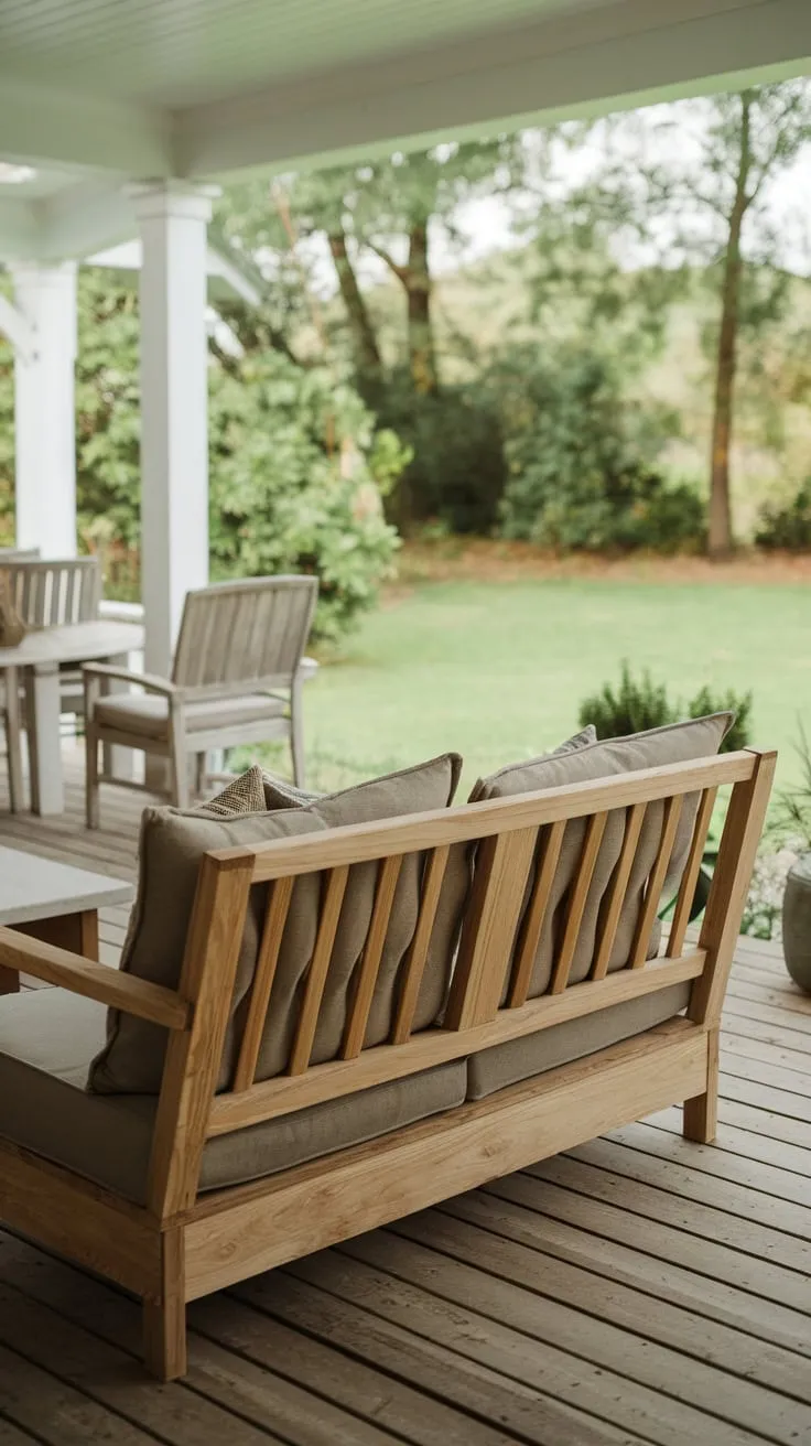 Serene Outdoor Living with Stylish Back Porch Furniture