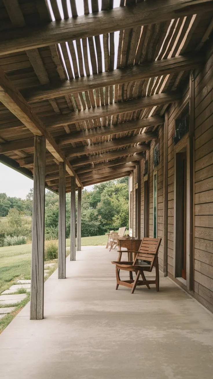 Charming Porch Retreat Overlooking Lush Greenery
