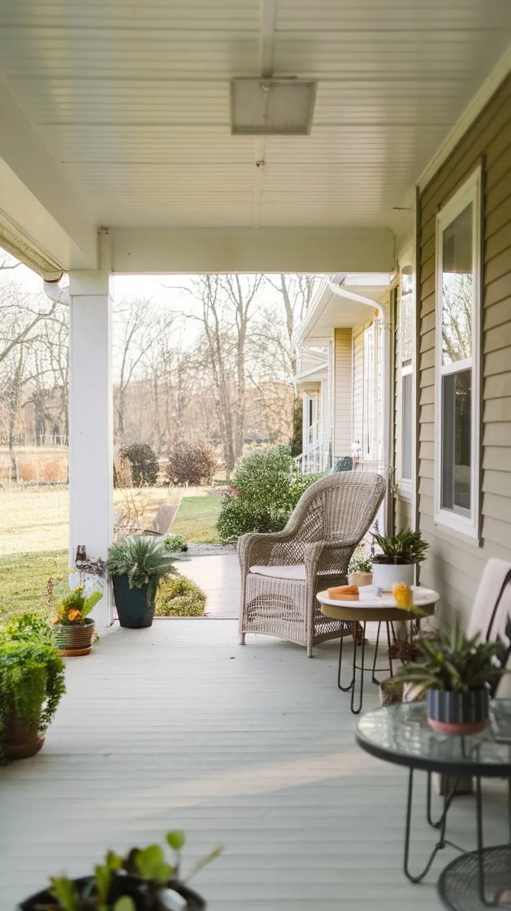 Charming Back Porch Oasis
