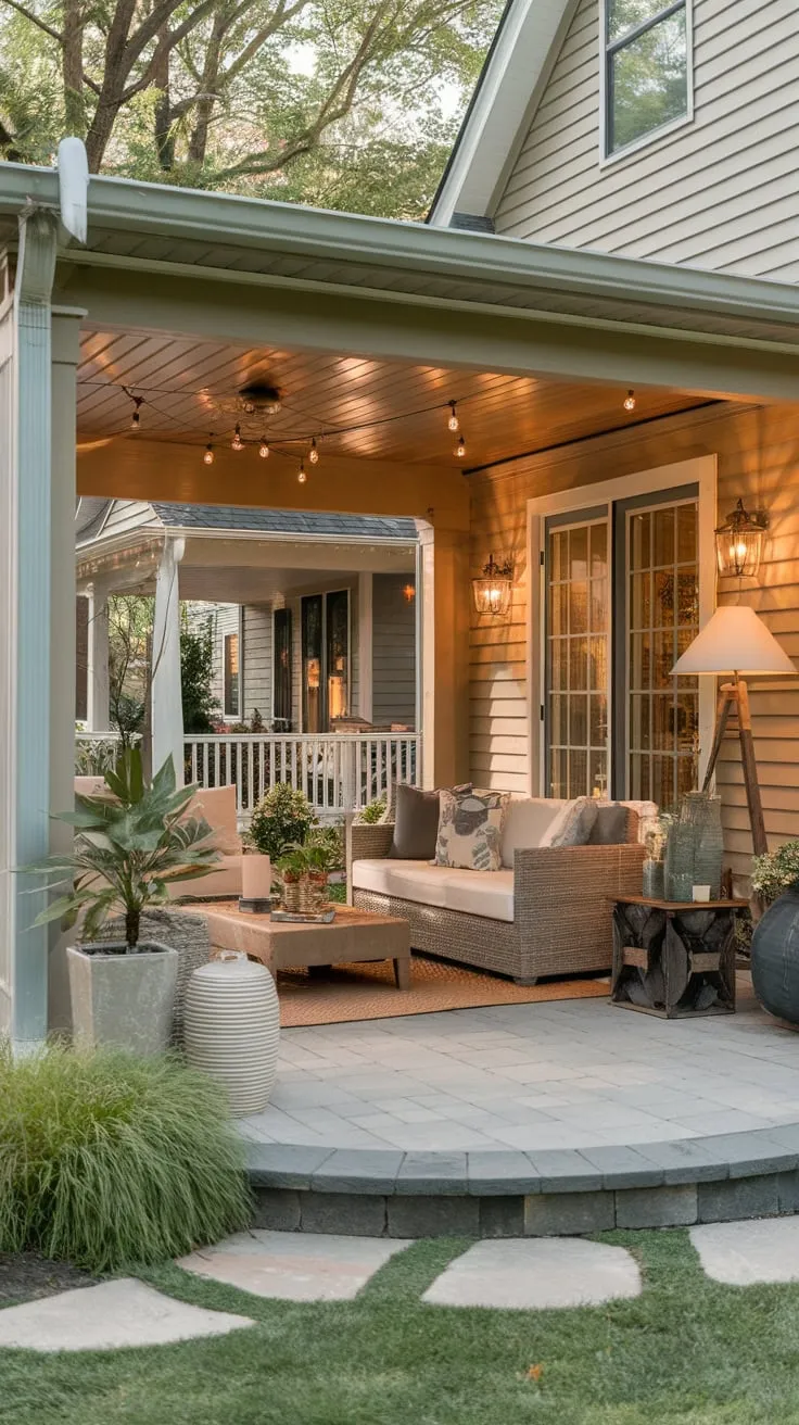 Back Porch Bliss with a Cozy Patio Makeover