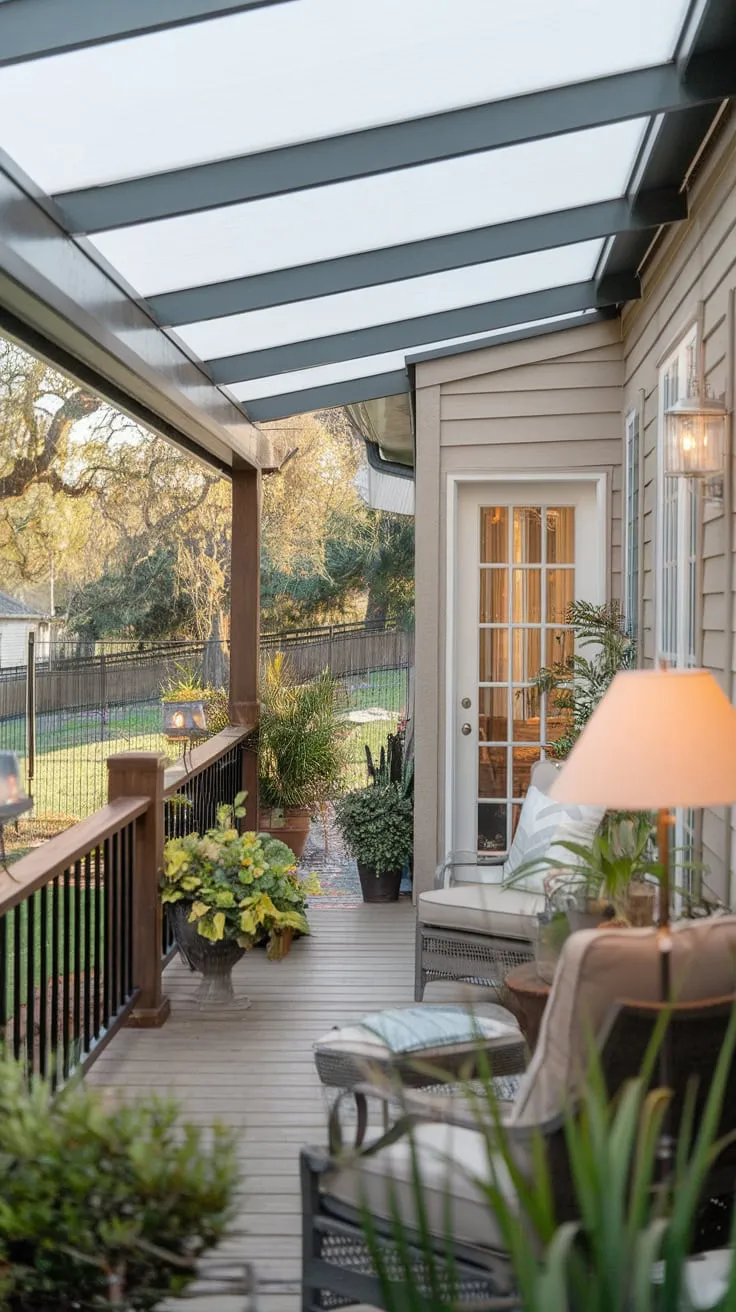 Charming Back Porch Oasis