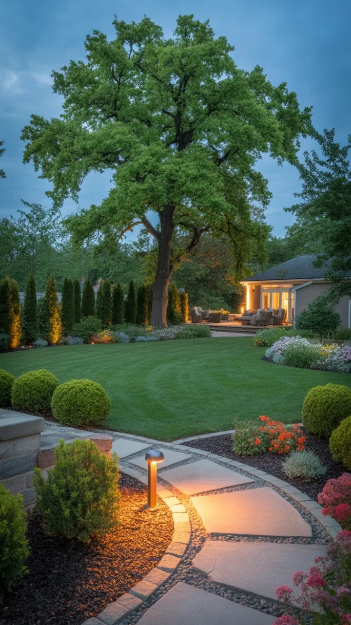 Golden-Hour Backyard Retreat Under the Oak