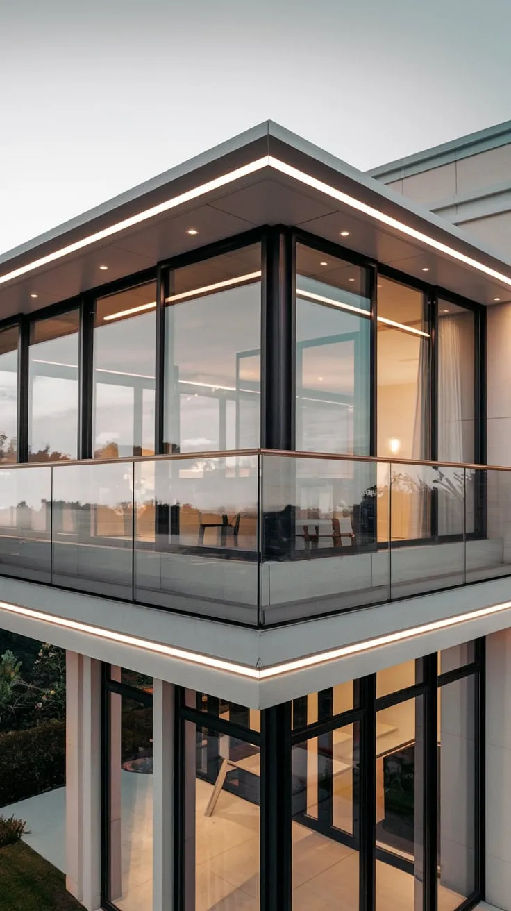 Embrace the architectural beauty of clean lines and soft lighting that define your stylish sanctuary