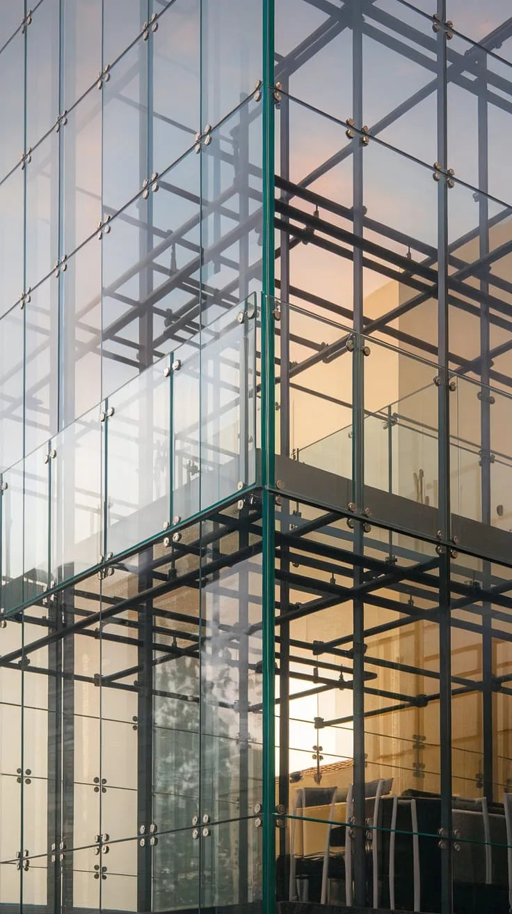 The sleek frameless glass railing, a masterpiece of tempered glass and safety glass, transforms this balcony into a modern sanctuary.  The glass balustrade, part of a seamless glass partition and balcony enclosure, offers unobstructed views while ensuring safety.  This outdoor glass railing, a stunning glass fence and glass barrier, showcases meticulous balcony design and expert glass installation.  Regular glass maintenance keeps this transparent marvel sparkling.