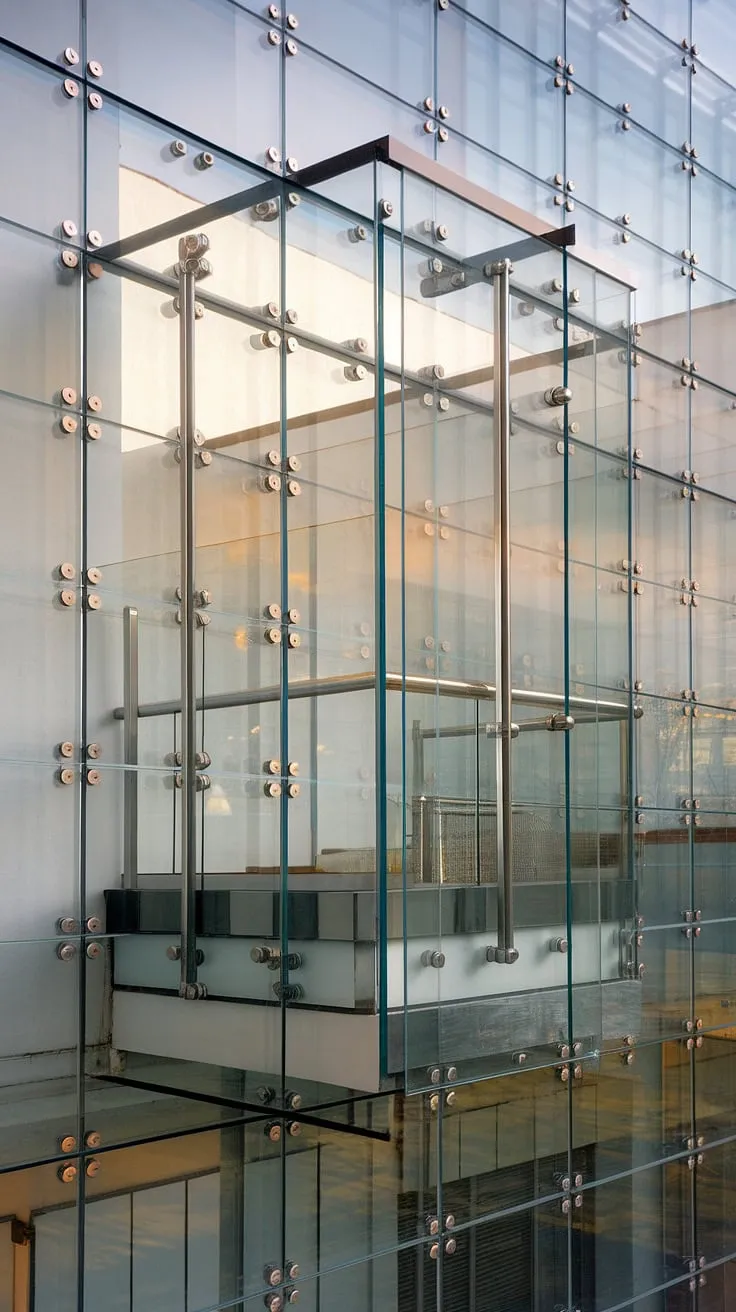 Experience breathtaking views without compromise. This balcony glass installation boasts a sleek glass railing and transparent glass panels, creating a secure balcony enclosure with a glass partition for added safety.  The tempered glass and frameless glass design maximize light and views, while regular glass maintenance ensures this glass barrier remains a pristine and safe feature of this exceptional balcony design.  The result is a sophisticated glass fence that perfectly complements any modern aesthetic.