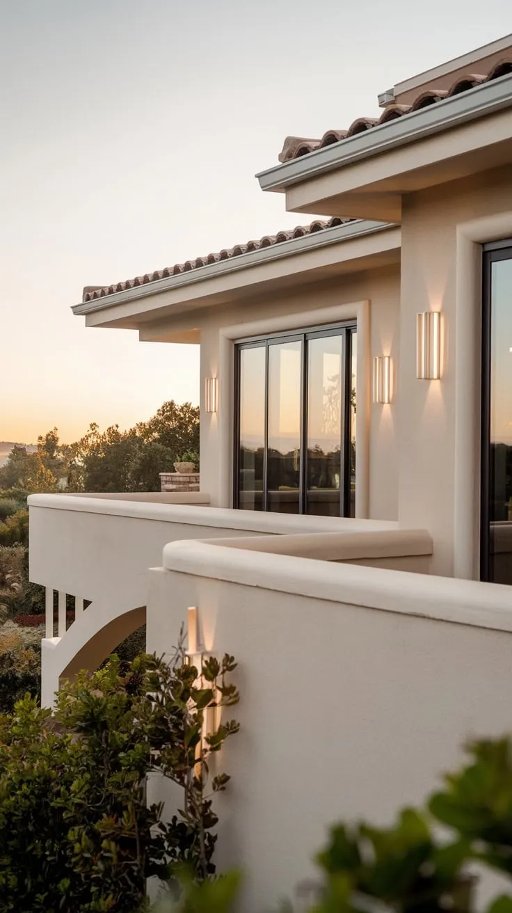 Embrace modern living with a beautifully lit balcony that invites you to unwind in style