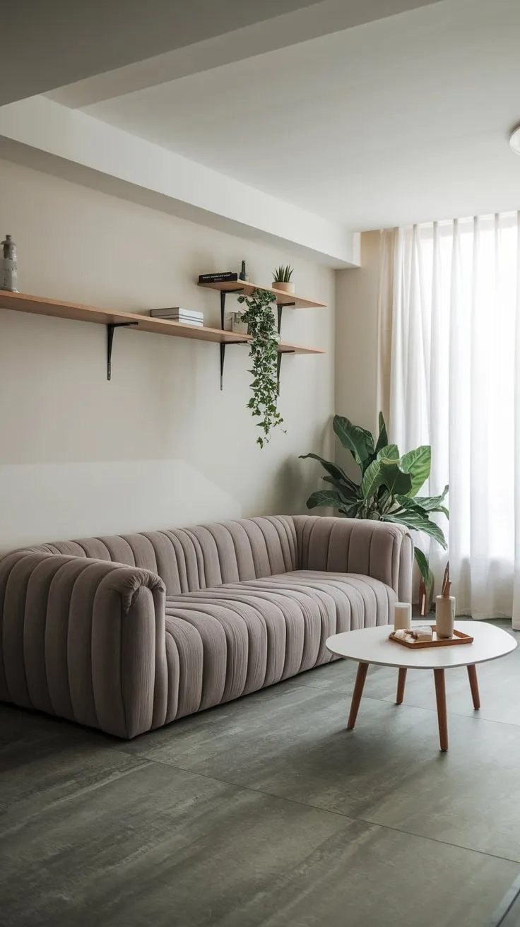 Stylish Modern Basement Apartment with Cozy Decor
