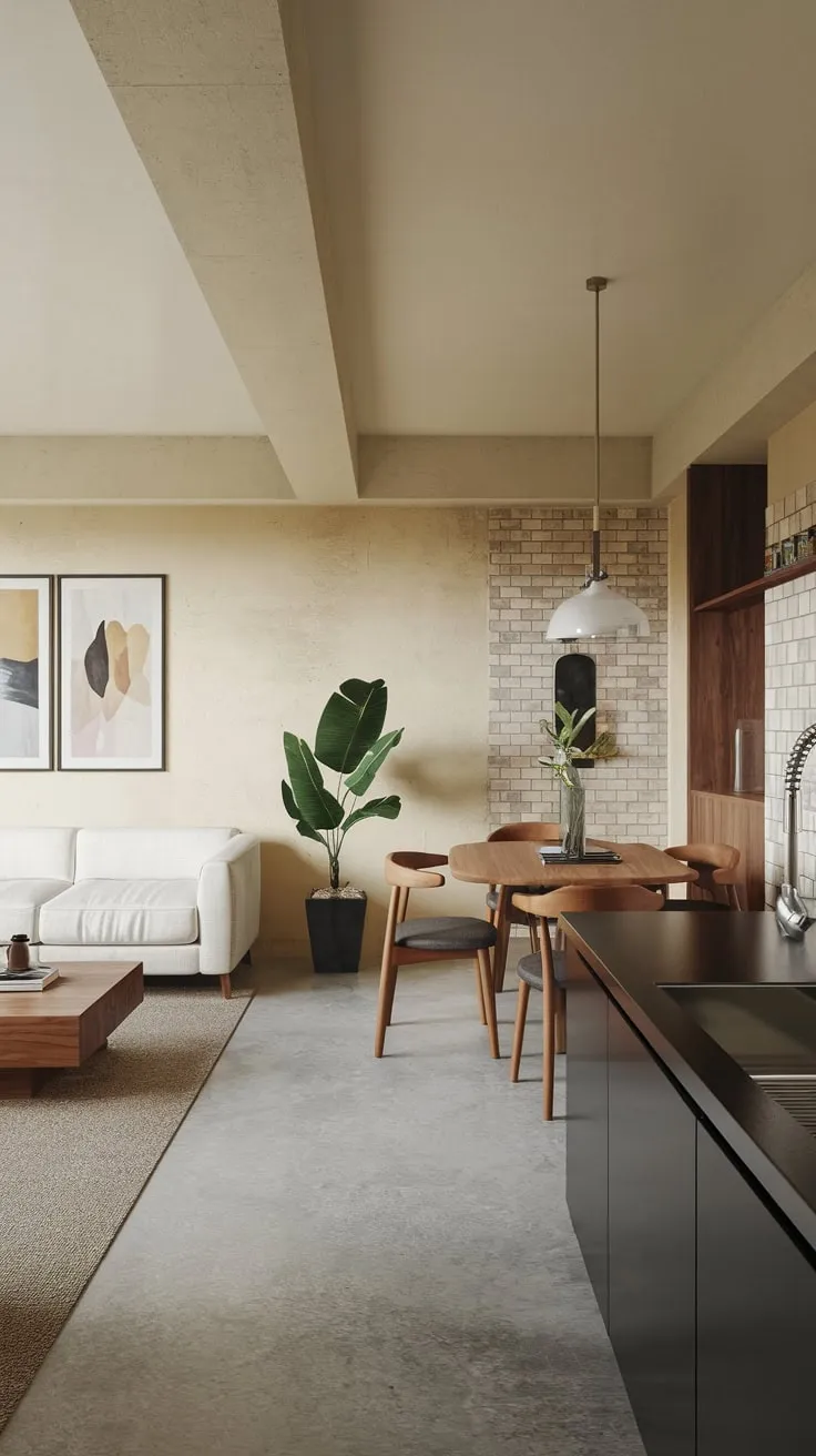 Stylish Modern Basement Apartment with Cozy Living Space