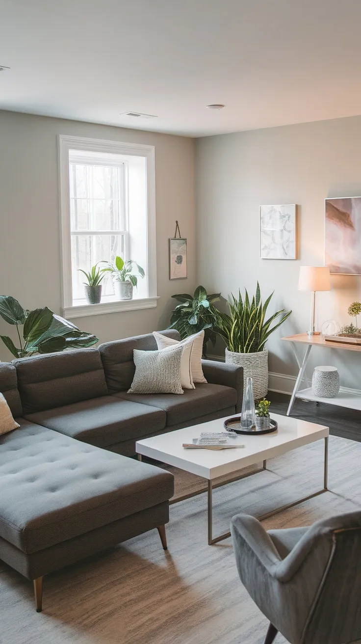 This men's gaming room redefines the man cave game room. Gaming furniture ideas meet elegant design in this small, yet impressive basement gaming ideas space. A classy game room doesn't need to be huge.
