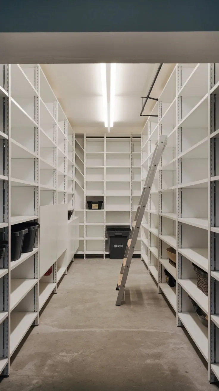 Bright Modern Basement with Ample Ceiling-High Storage