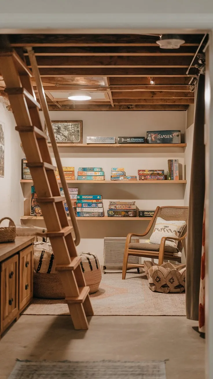 Transforming a forgotten basement into a magical basement playroom! This rustic basement toy room showcases creative toy storage ideas and playroom decor, offering the perfect blend of fun and organization.