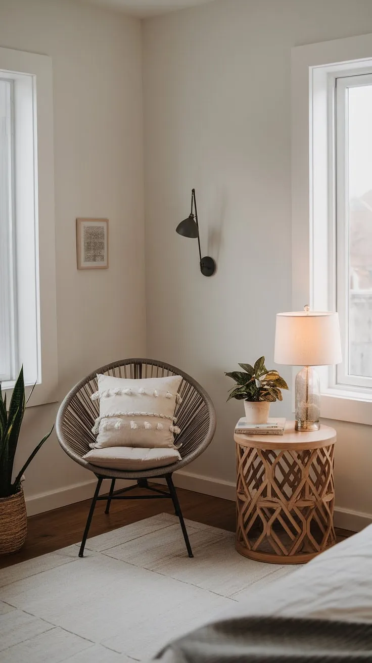 My favorite quiet room design: a cozy bedroom reading corner, the perfect relaxing area in bedroom for those seeking snug ideas small spaces.