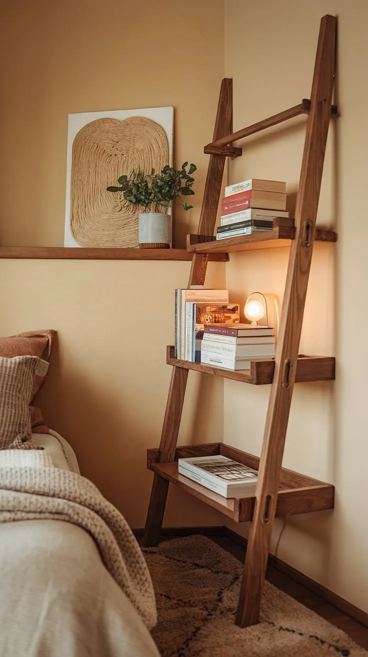 Escape to your own private sanctuary. This bedroom reading corner, a relaxing area in bedroom, offers quiet room design and snug ideas for small spaces.