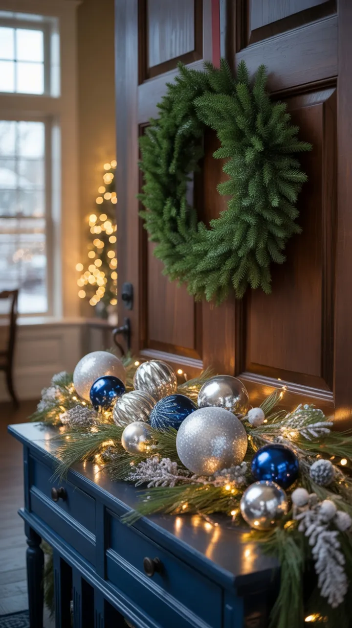 Sapphire and Silver Holiday Welcome