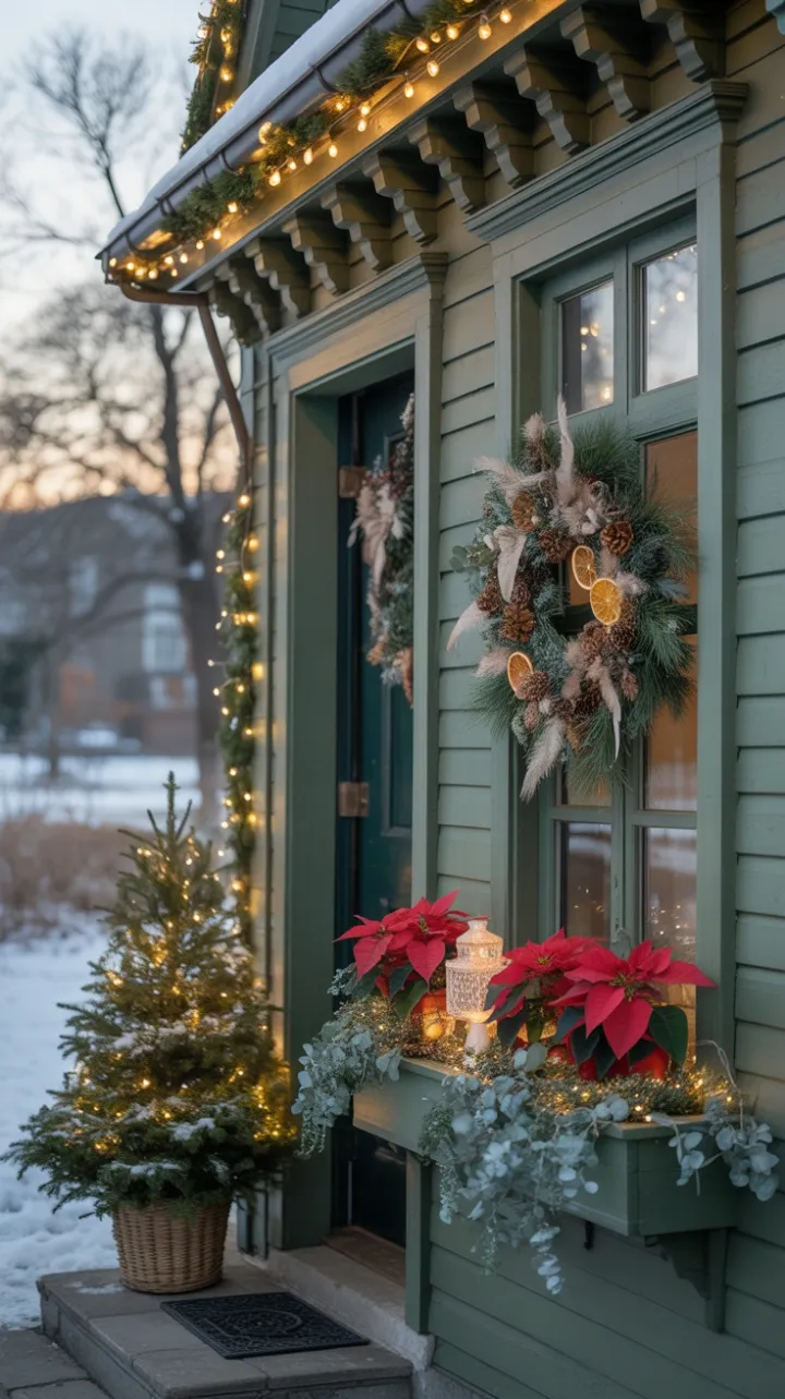 Sage Victorian Dressed in Boho Holiday Glow