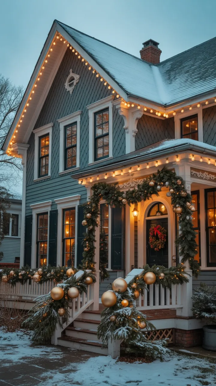 Snow-Kissed Victorian Holiday Glow