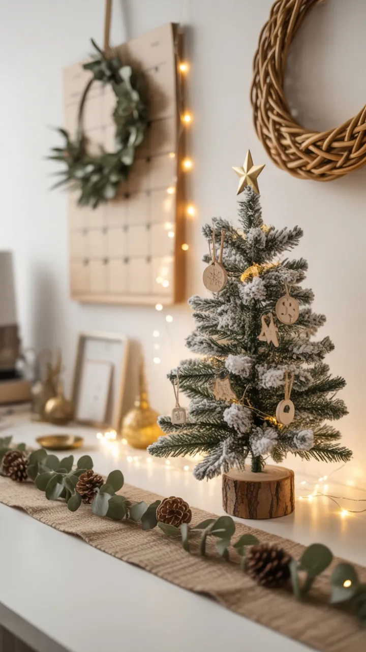 Cozy Boho Christmas Desk Escape