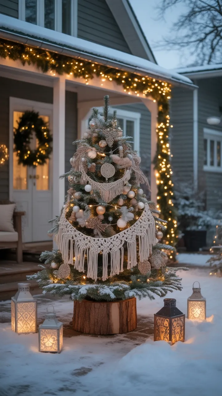 Bohemian Snow-Kissed Holiday Haven