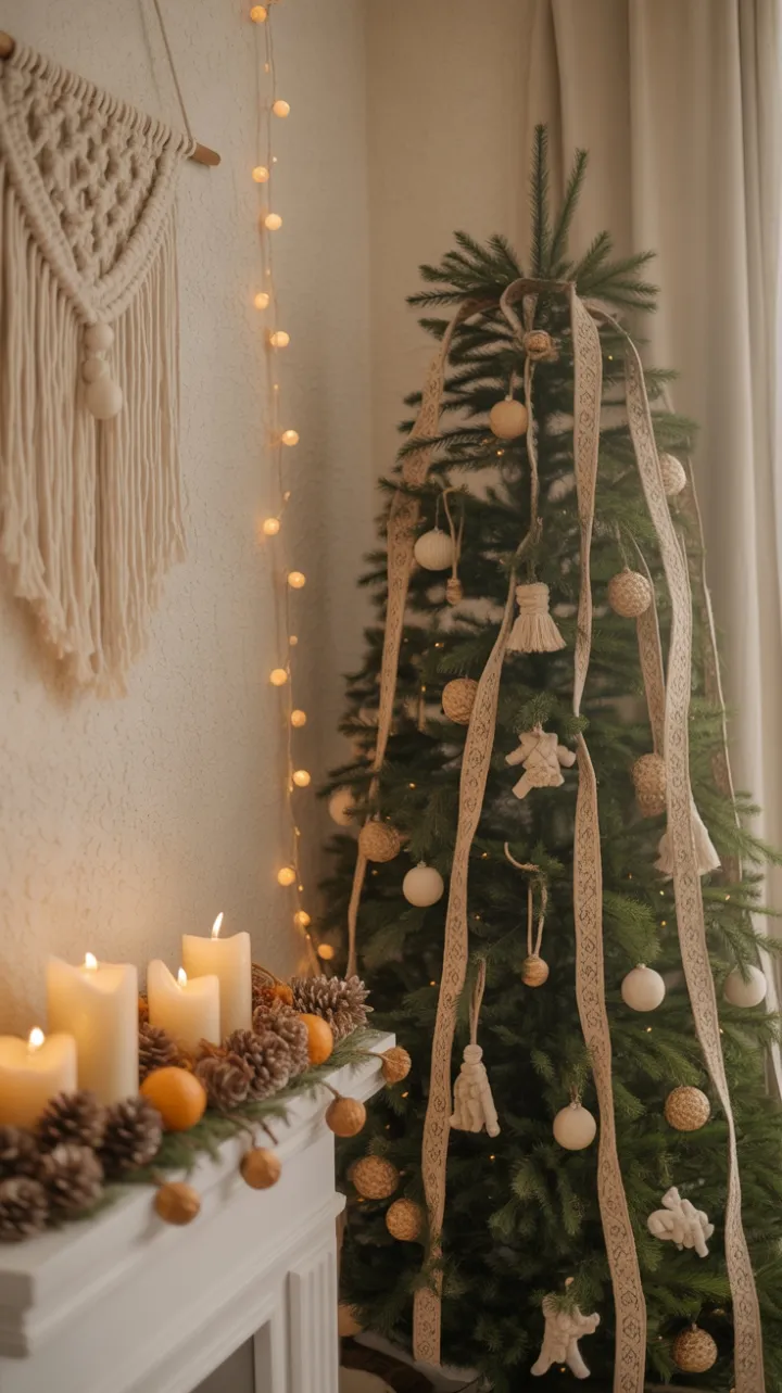 Handcrafted Boho Christmas Bathed in Beeswax Glow