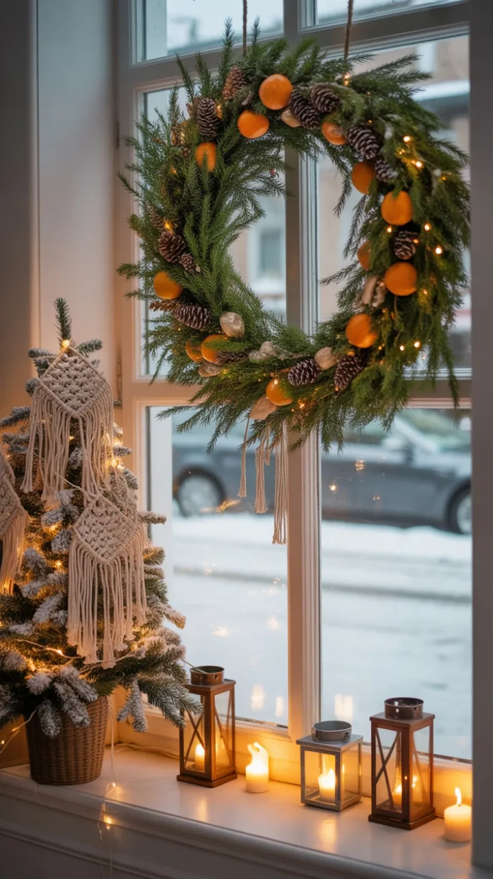 Bohemian Christmas Window Glow