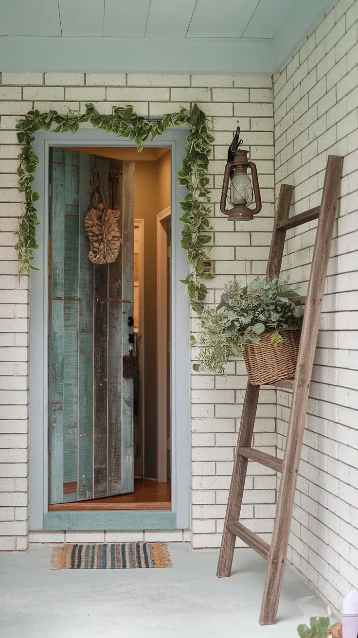 Step into a world of bohemian bliss. This boho entryway, with its signature boho decor and relaxed boho style, sets the tone for the entire home, a true reflection of boho interior design and boho aesthetic.  The boho hallway and boho foyer create a welcoming and enchanting atmosphere.
