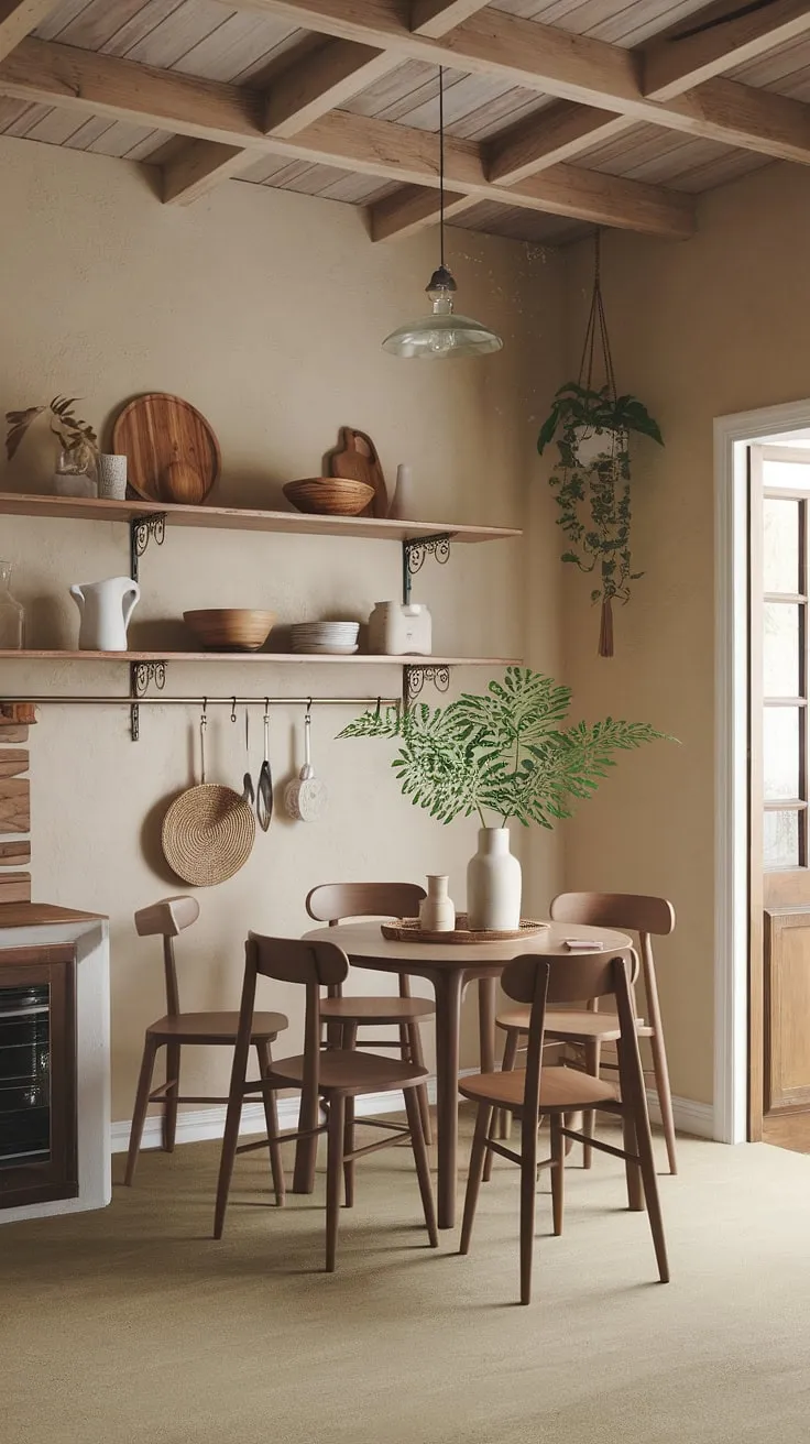 Transforming a small space into a dream kitchen is easy with the right aesthetic kitchen design. This boho kitchen showcases cozy kitchen decor and clever tiny kitchen ideas, making it the perfect inspiration for your small kitchen remodel.  The result? A small cozy kitchen bursting with farmhouse charm.