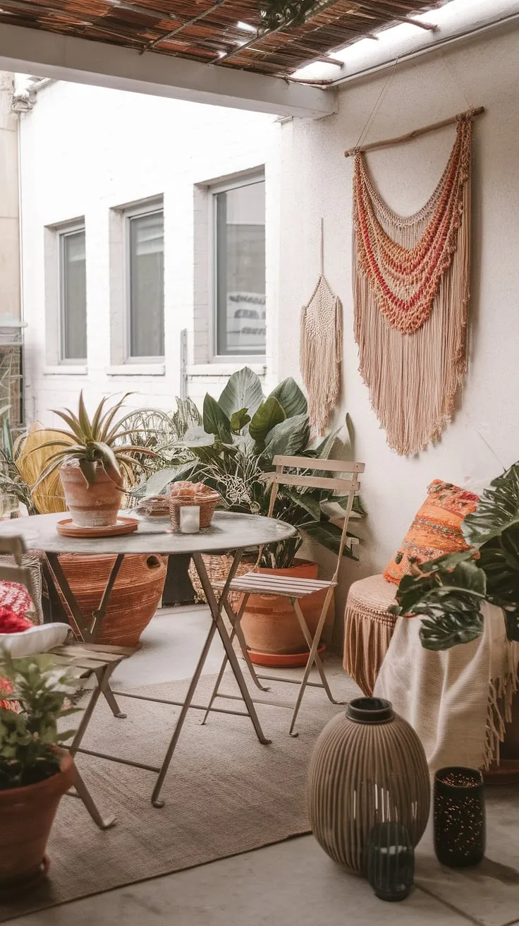Transform your outdoor space into a bohemian haven with these budget-friendly patio decorating ideas. This cozy patio, brimming with boho patio style, offers a wealth of patio inspiration for creating your own relaxing bohemian patio retreat.