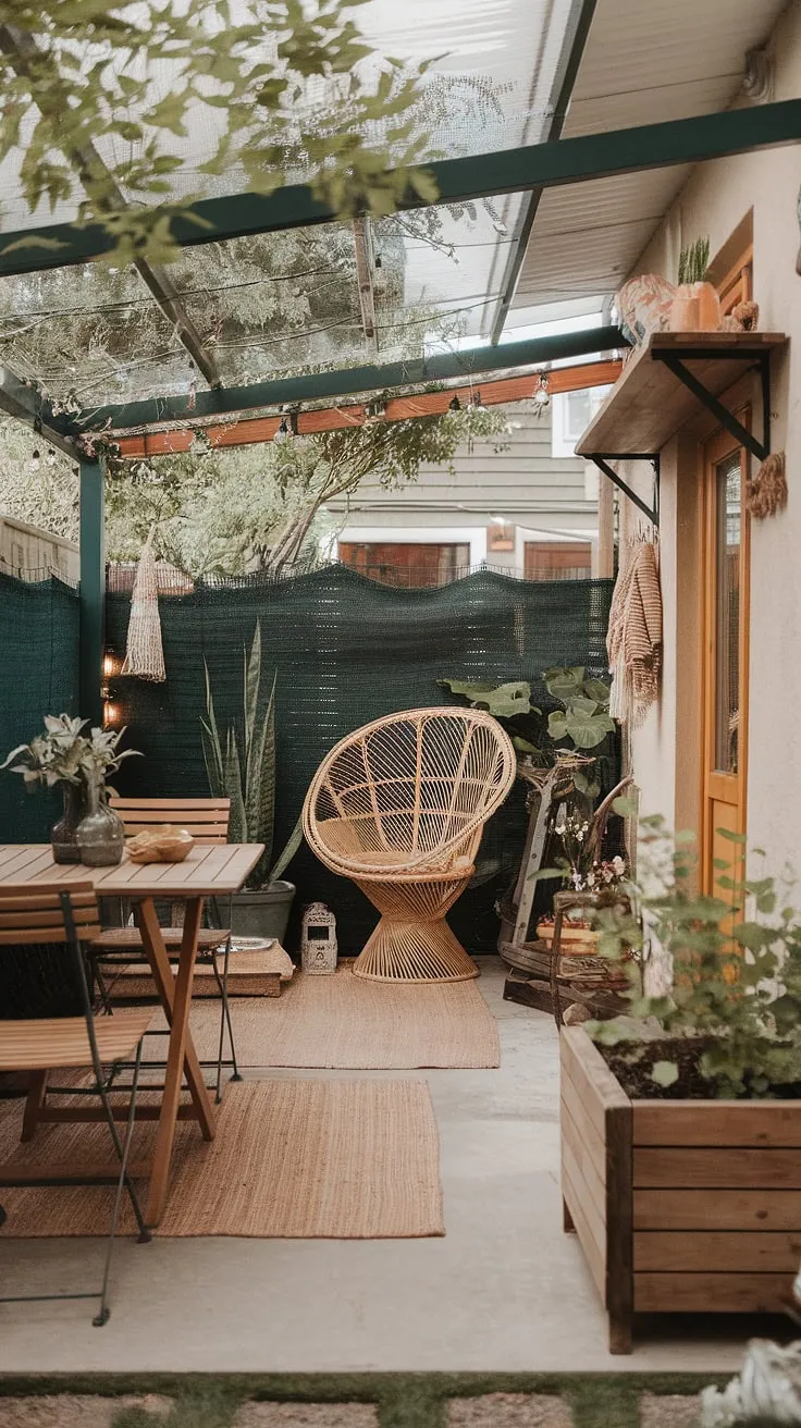 Transform your outdoor space into a bohemian haven with these budget-friendly patio decorating ideas. This cozy patio, brimming with boho patio style, offers a wealth of patio inspiration for creating a relaxing and stylish bohemian patio retreat without breaking the bank.