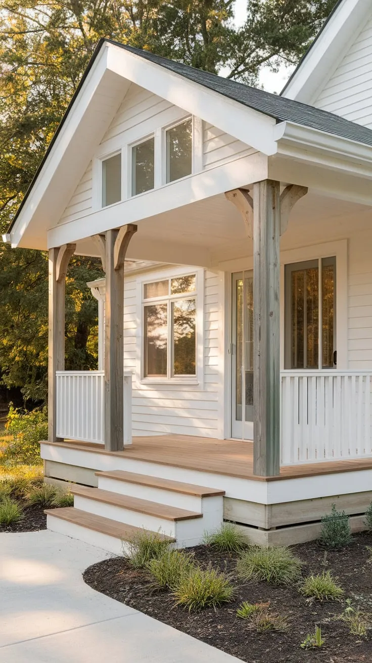 Charming Bungalow with a Modern Farmer's Porch