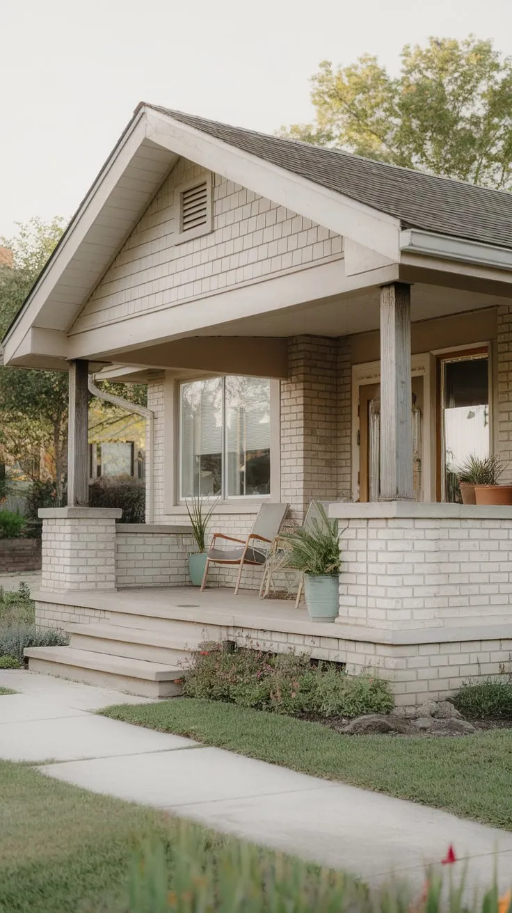 Serene Bungalow Front Porch Retreat