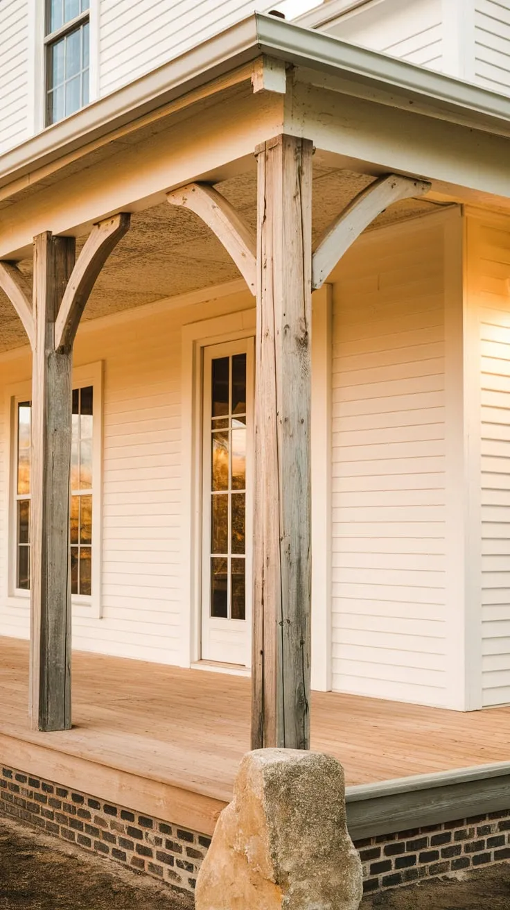 Cedar Columns Elevate This Charming Front Porch