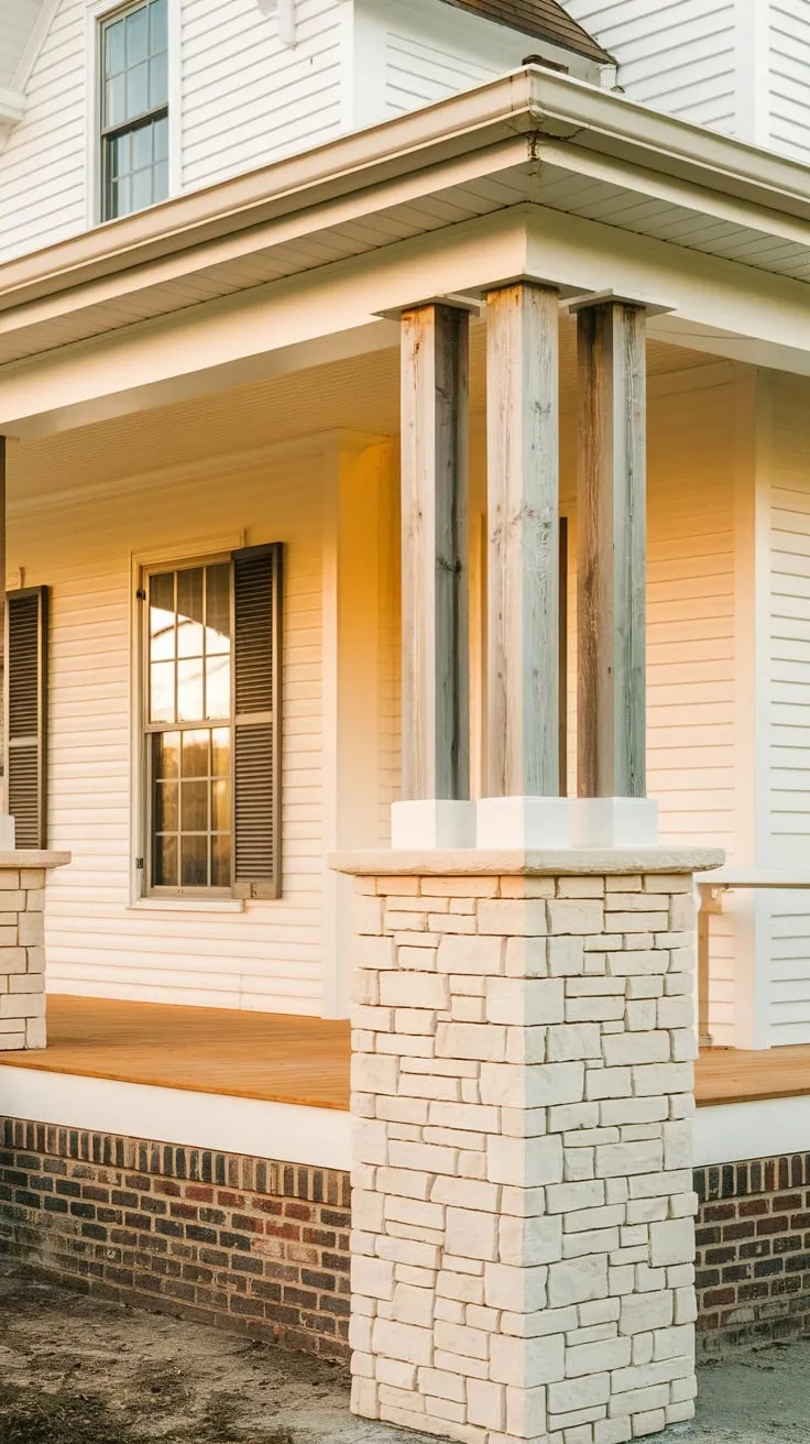 Cedar Columns Elevate This Charming Front Porch