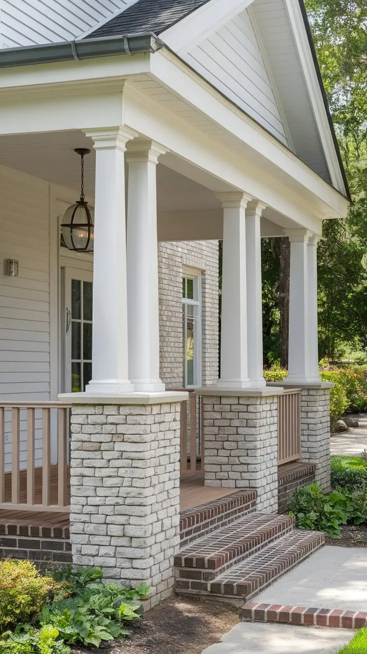 Cedar Columns Elevate This Charming Front Porch