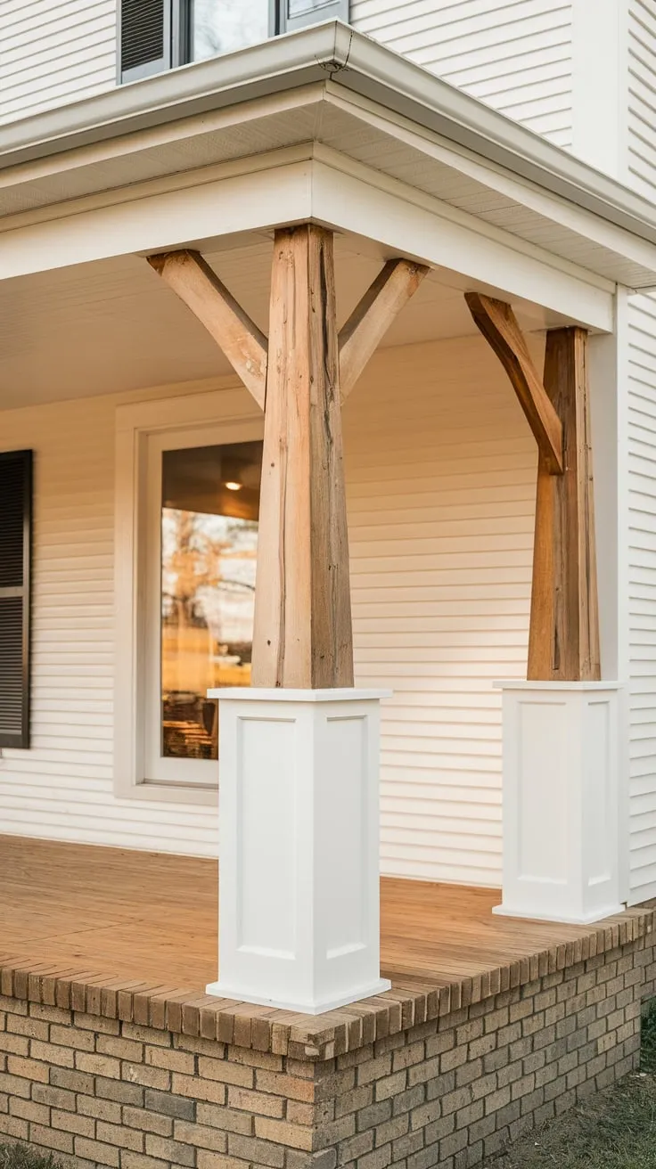 Warm-Hued White House with Stunning Cedar Details