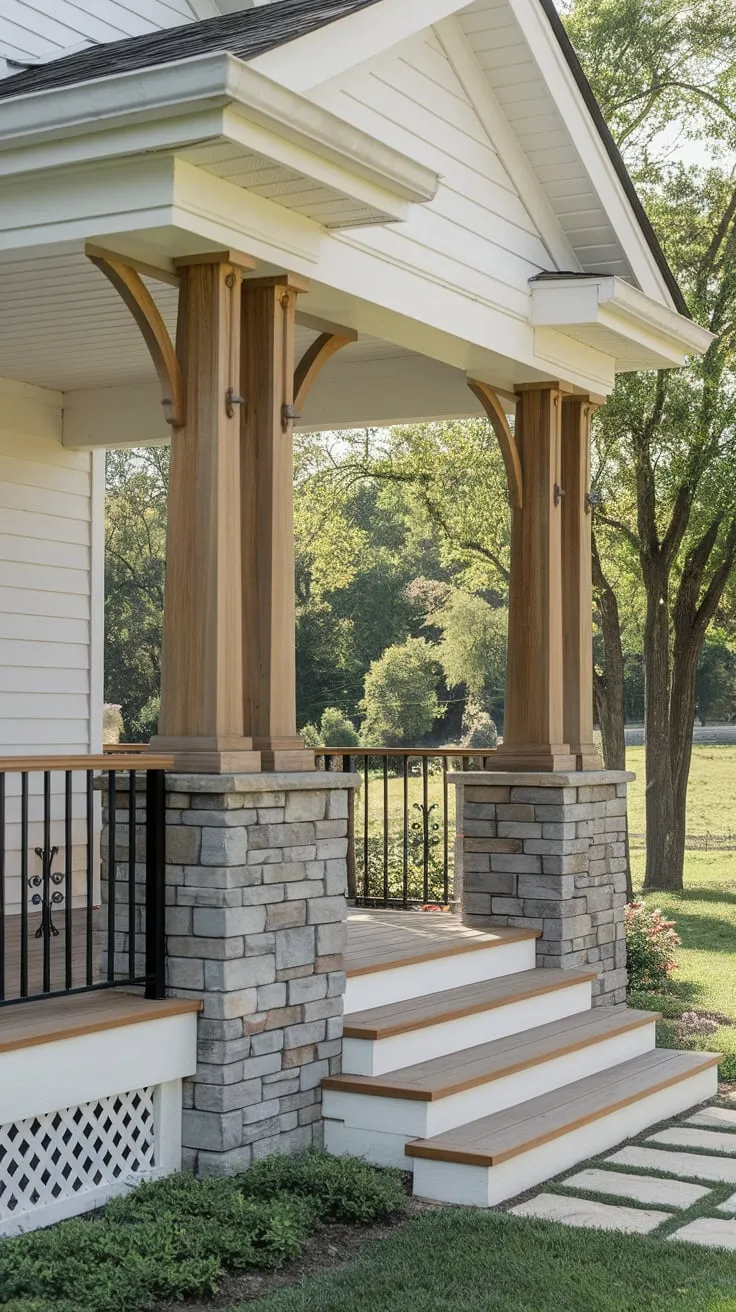 Charming Cedar Porch Welcomes You Home