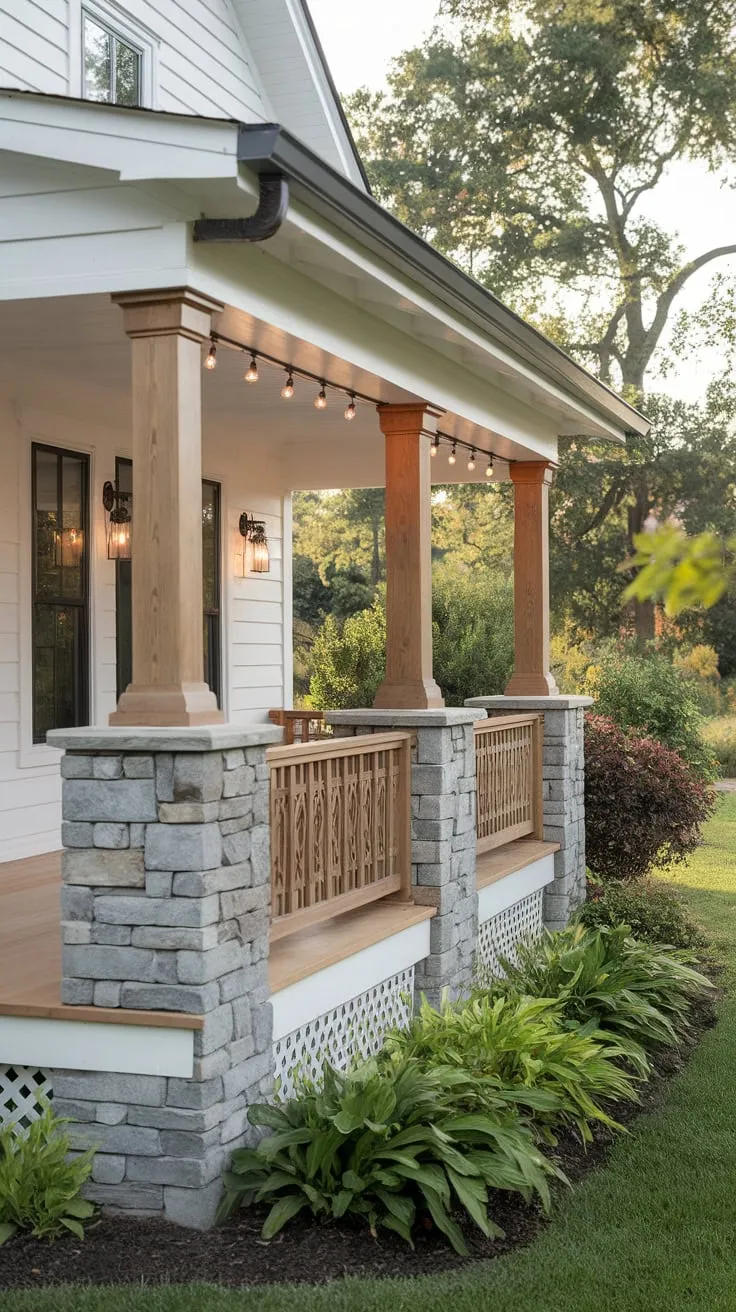 Charming Cedar Porch Welcomes You Home
