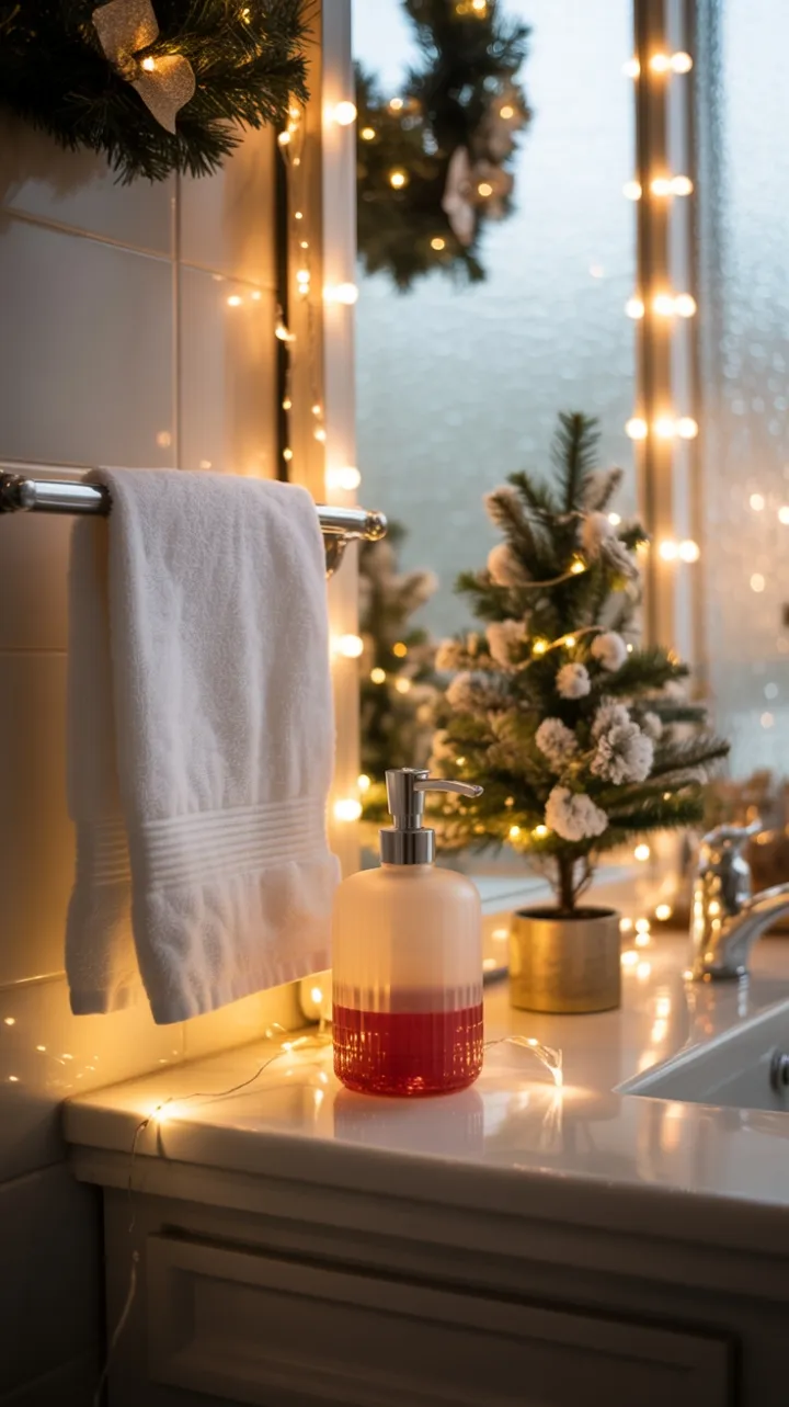 Twinkling Holiday Spa Retreat with Cranberry-Scented Warmth