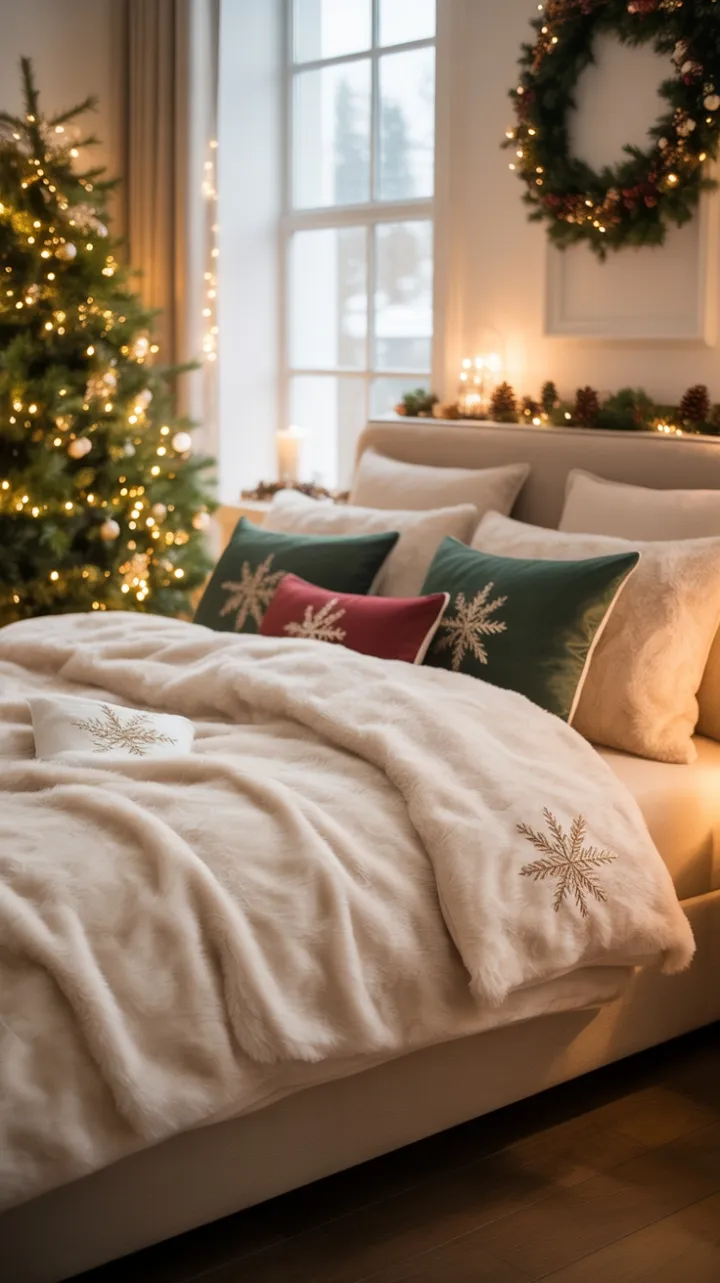 Sleep in Holiday Luxury Beneath a Twinkling Christmas Tree