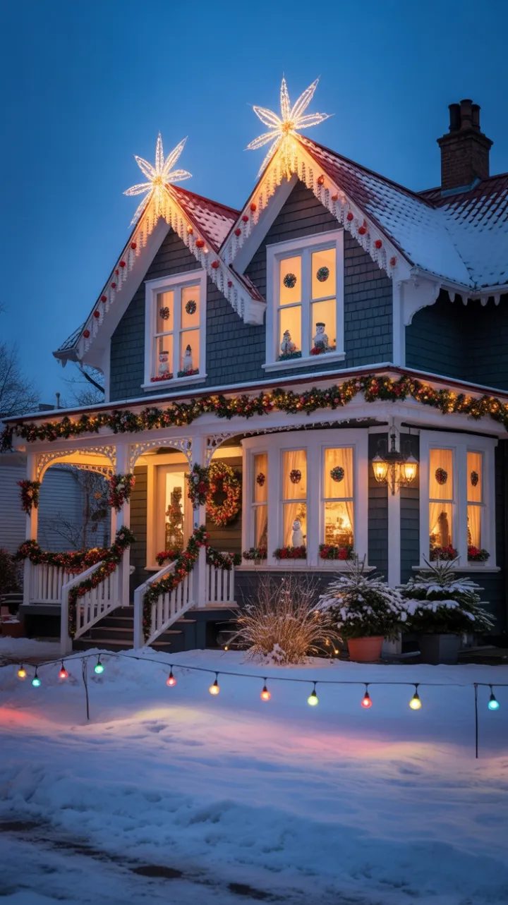Victorian Christmas Twilight Splendor